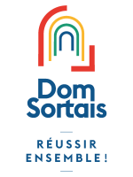 logo avec baseline couleurs sur fond blanc